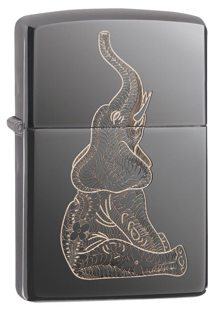 diseño de elefante zentangle