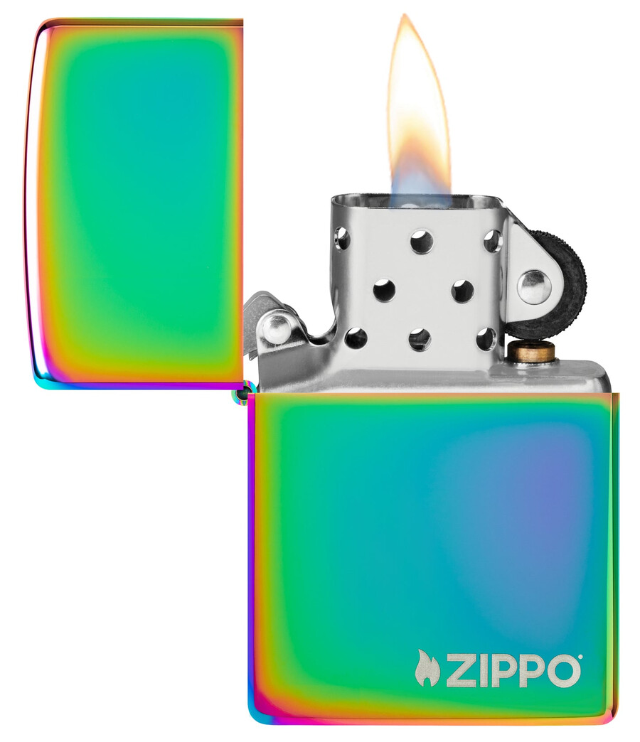 logotipo clásico multicolor de zippo