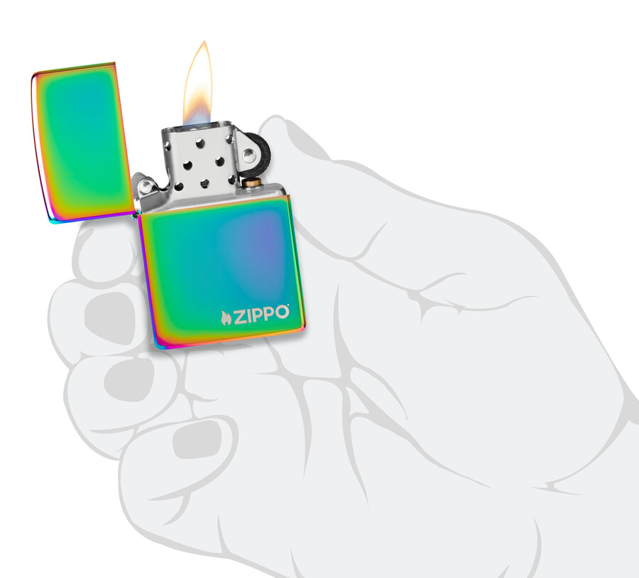 logotipo clásico multicolor de zippo