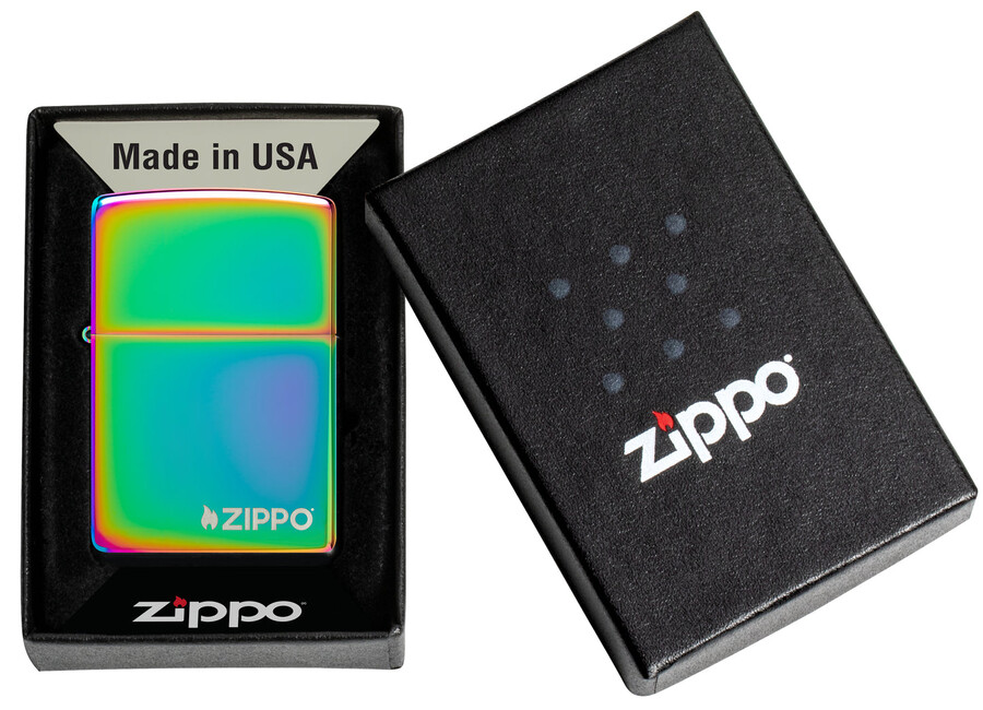 logotipo clásico multicolor de zippo