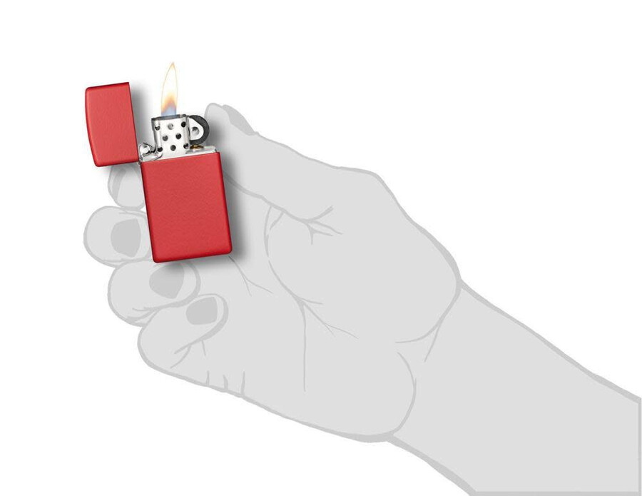 slim rojo mate