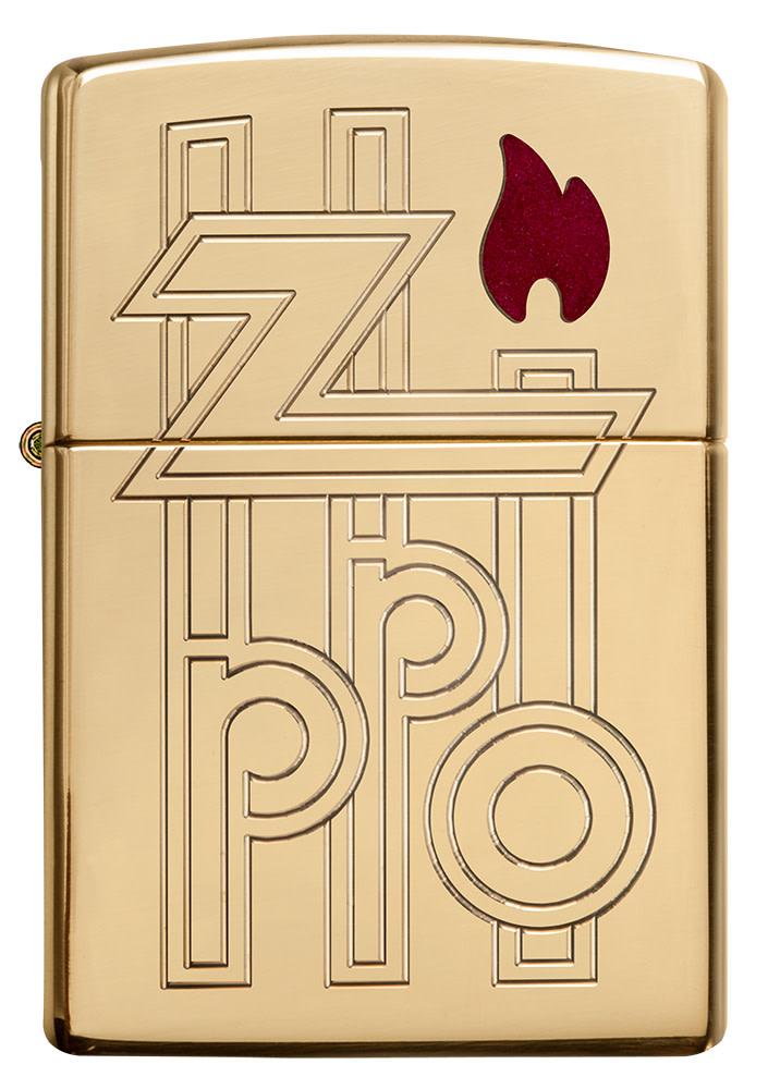 logotipo abstracto de latón pulido armor