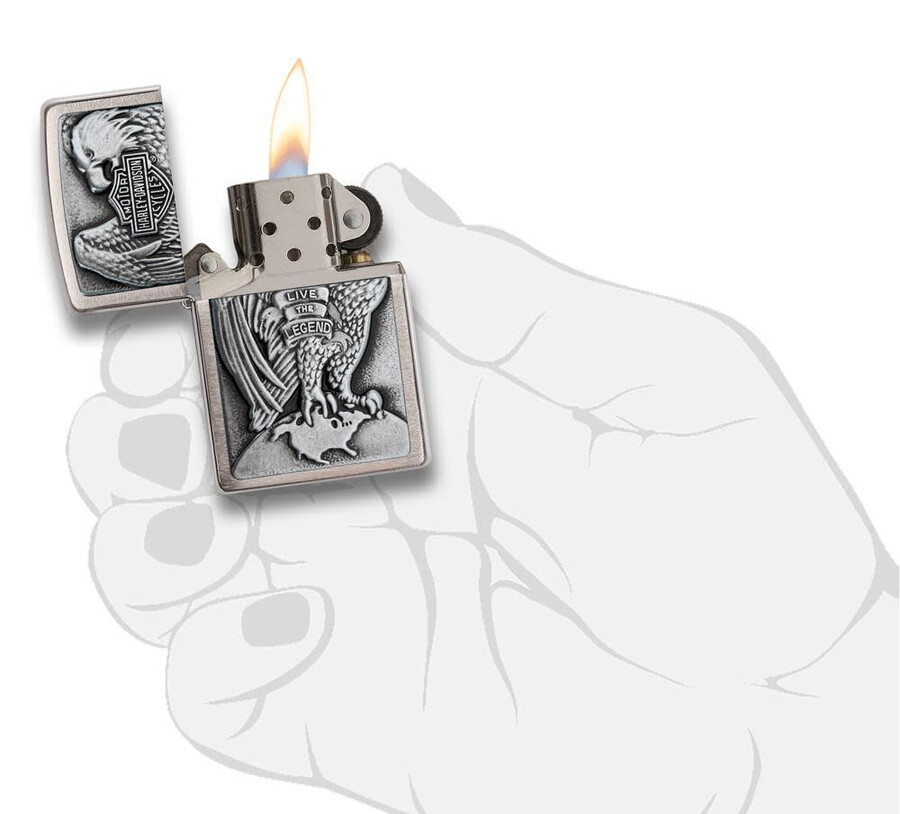 emblema harley-davidson live the legend