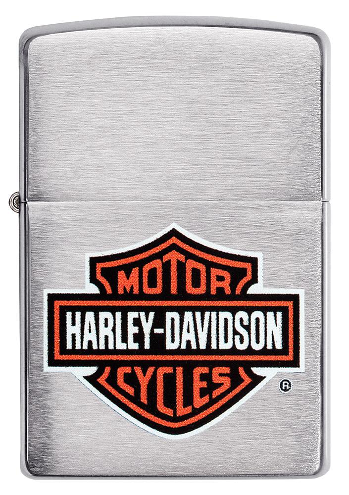 diseño de logotipo cromado clásico de harley-davidson