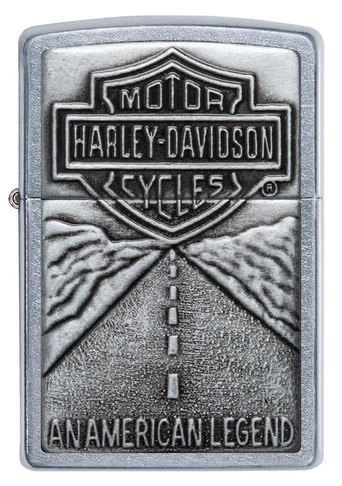 emblema de leyenda americana de harley-davidson