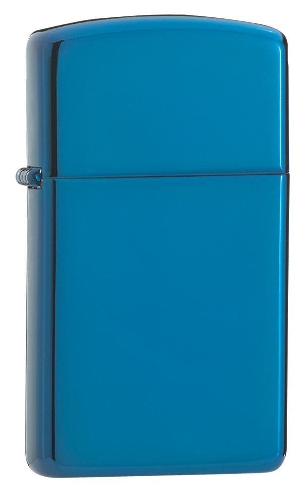 slim azul de alto brillo