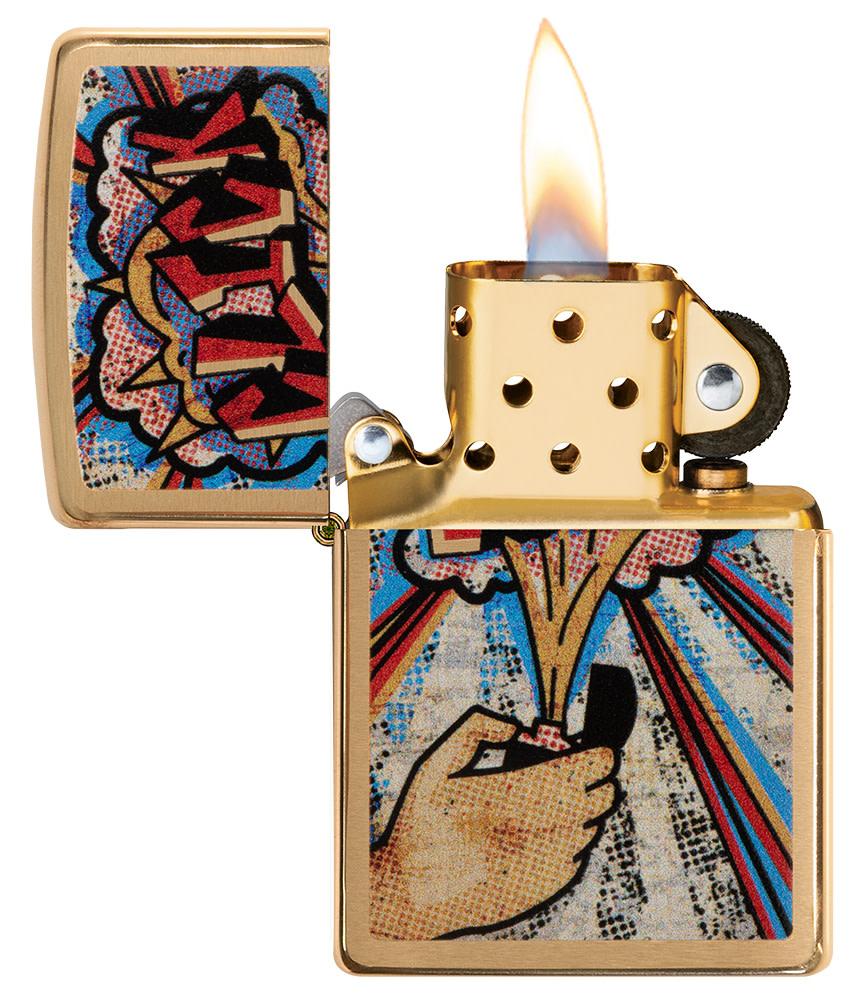 diseño de clic de zippo