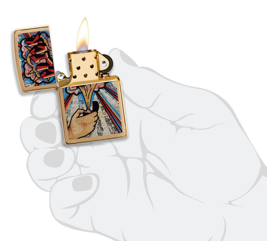 diseño de clic de zippo