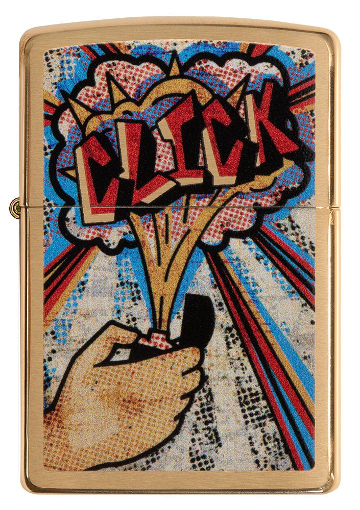 diseño de clic de zippo