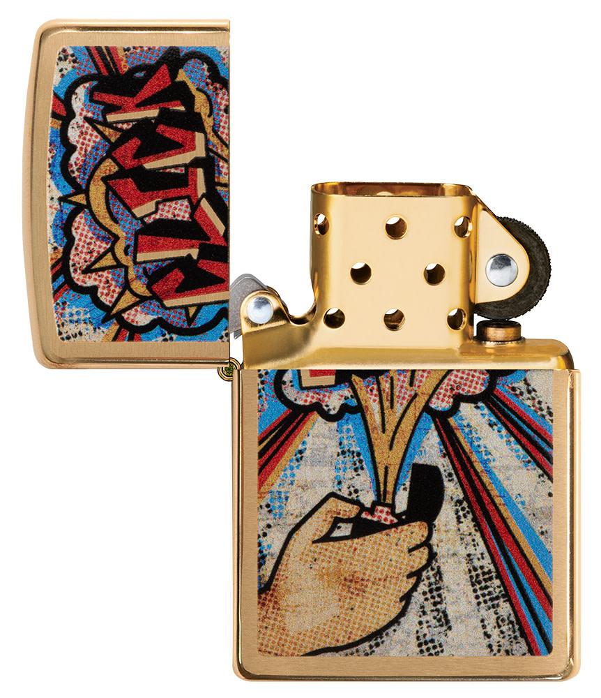 diseño de clic de zippo
