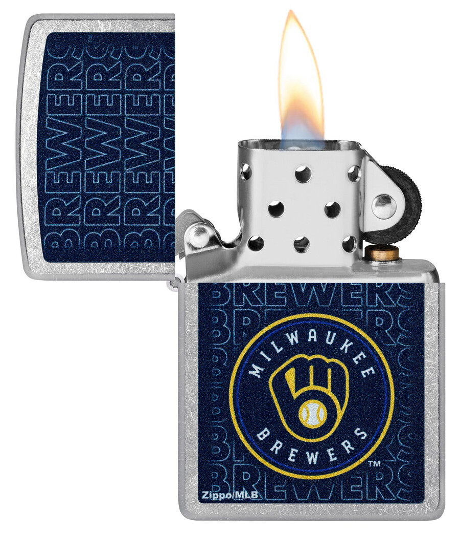diseño del logotipo de los milwaukee brewers de la mlb