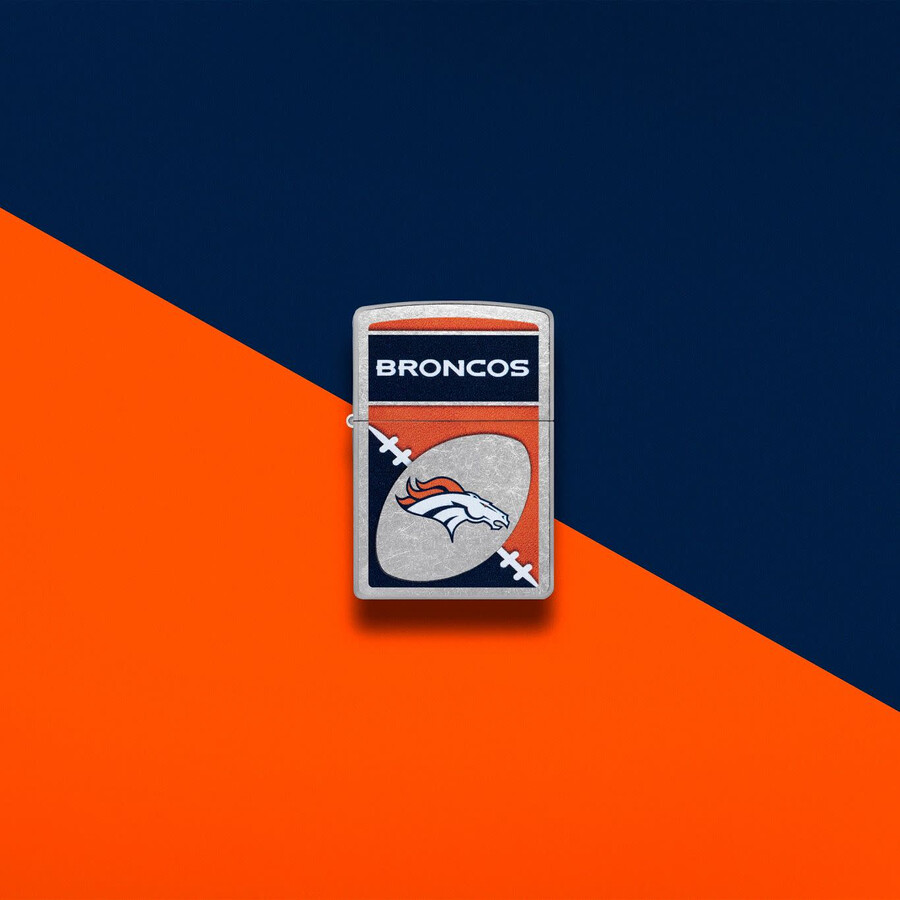 diseño de logotipo cromado de los denver broncos de la nfl