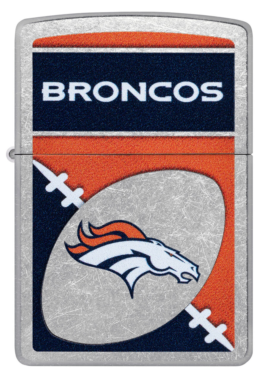 diseño de logotipo cromado de los denver broncos de la nfl