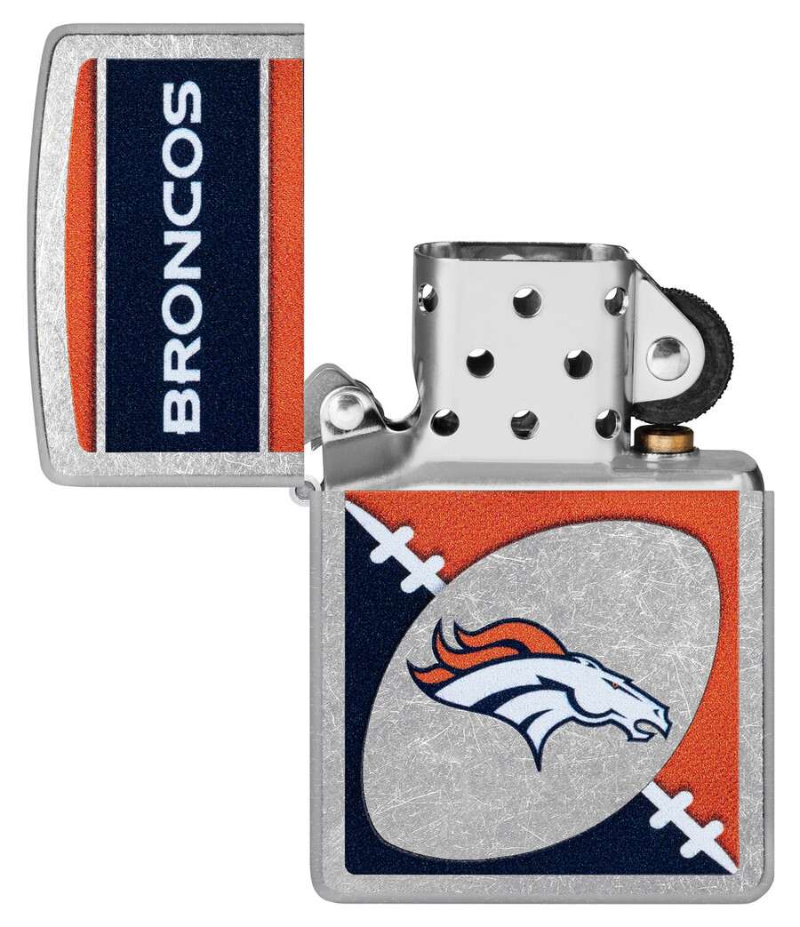 diseño de logotipo cromado de los denver broncos de la nfl
