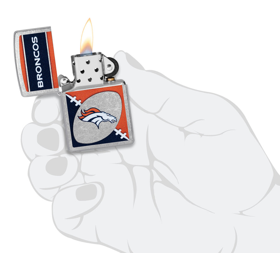 diseño de logotipo cromado de los denver broncos de la nfl