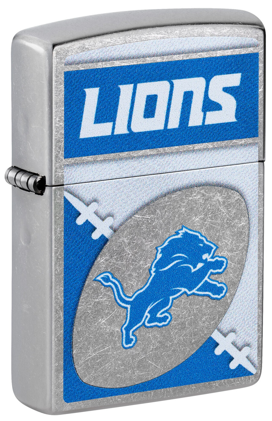 diseño de logotipo cromado de los detroit lions de la nfl