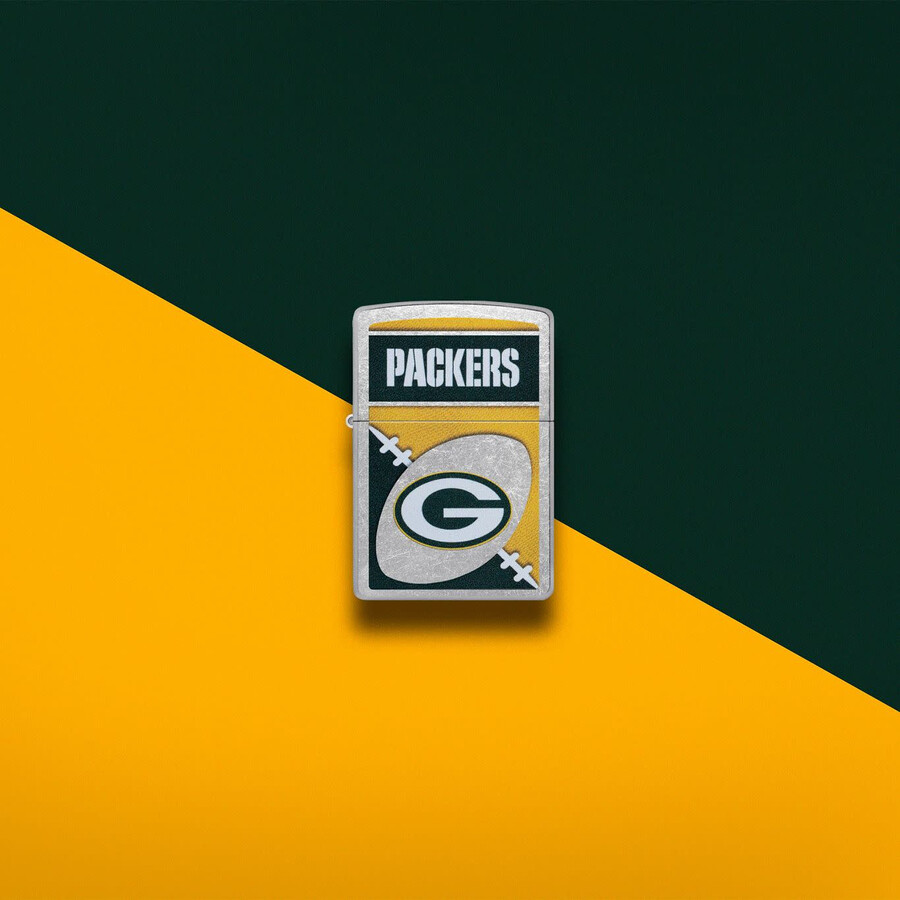 diseño de logotipo cromado de los green bay packers de la nfl
