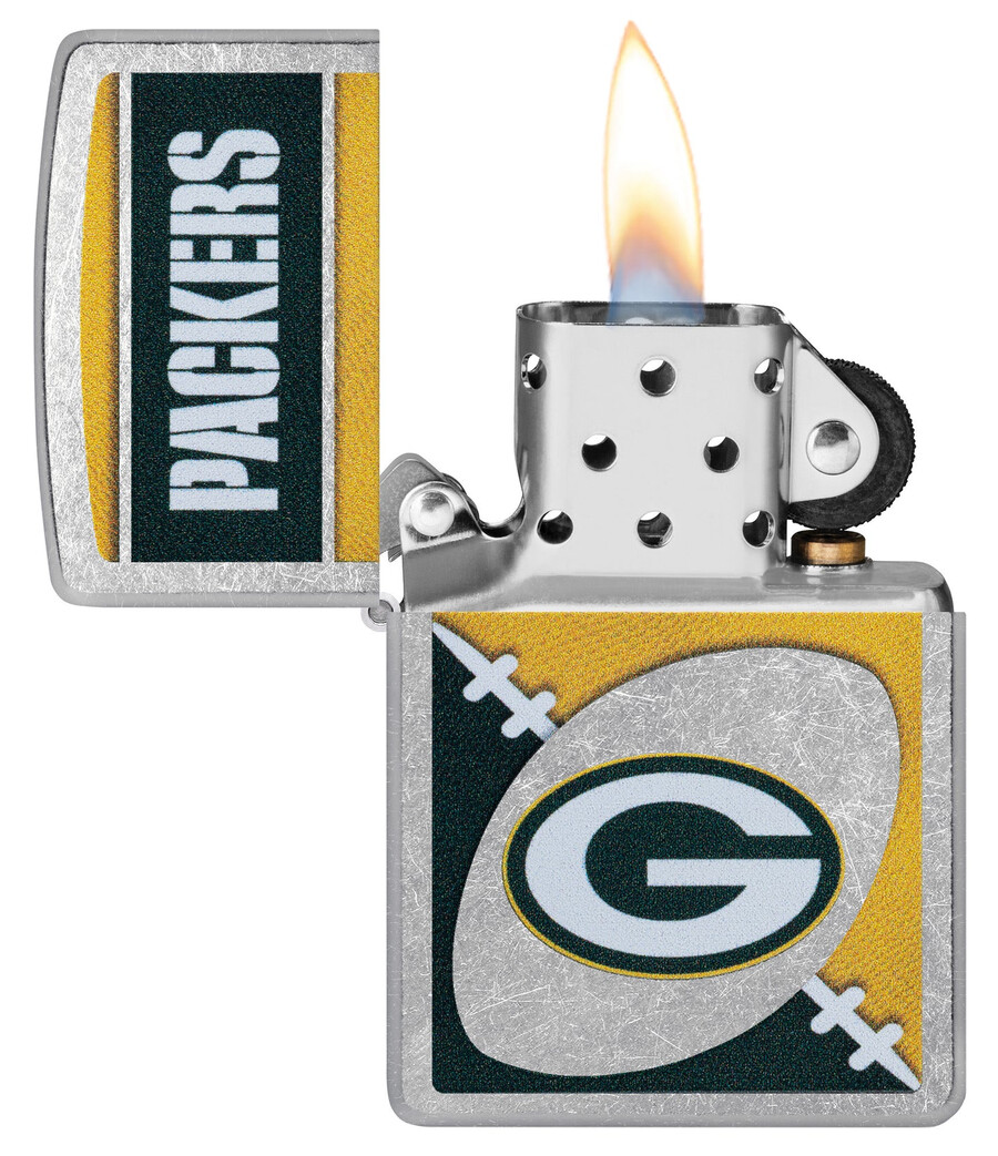 diseño de logotipo cromado de los green bay packers de la nfl