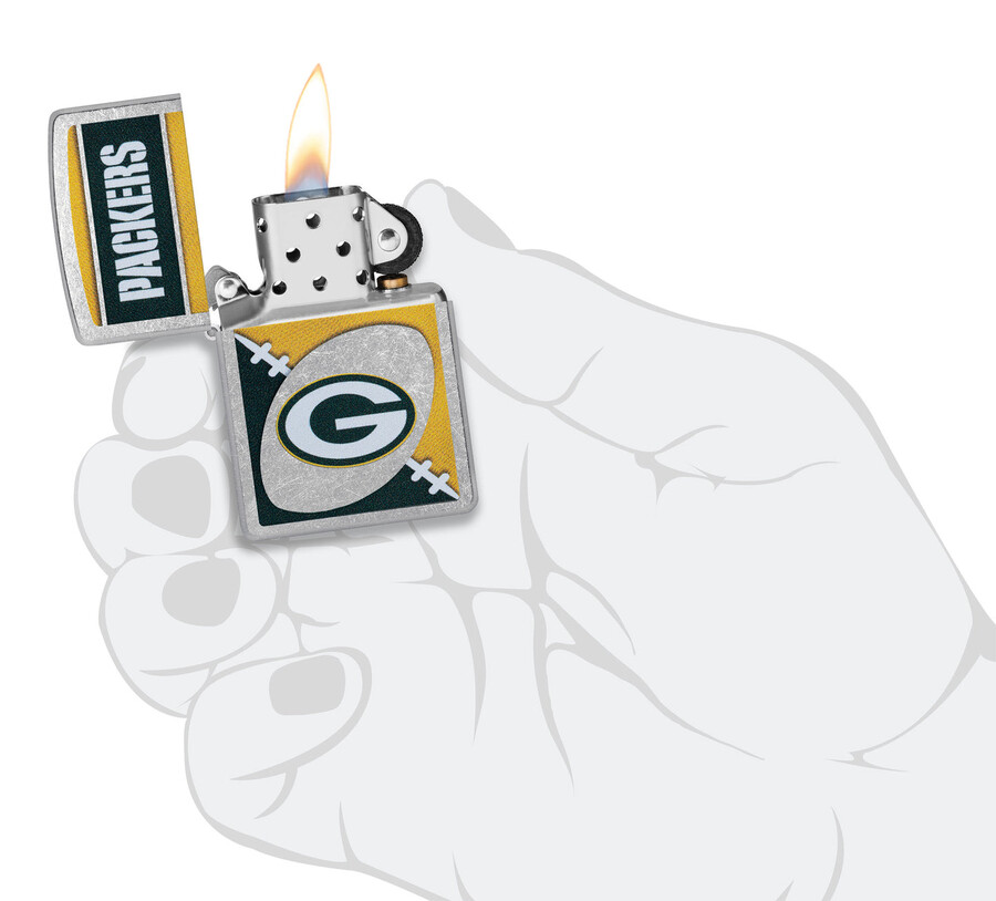 diseño de logotipo cromado de los green bay packers de la nfl