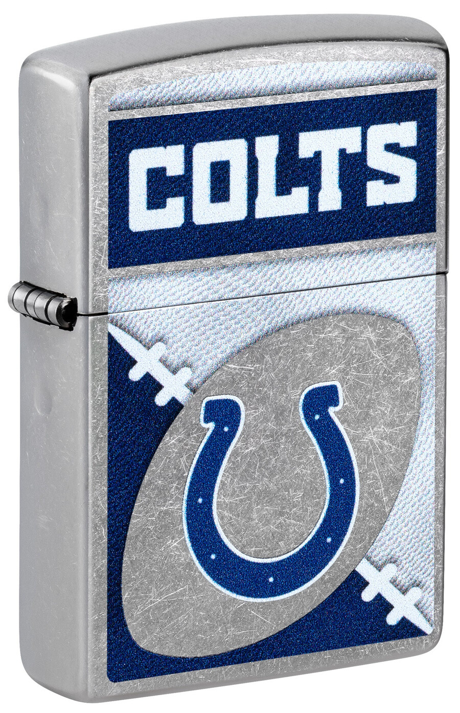 diseño de logotipo cromado de los indianapolis colts de la nfl