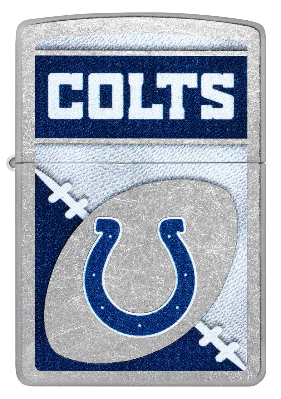 diseño de logotipo cromado de los indianapolis colts de la nfl