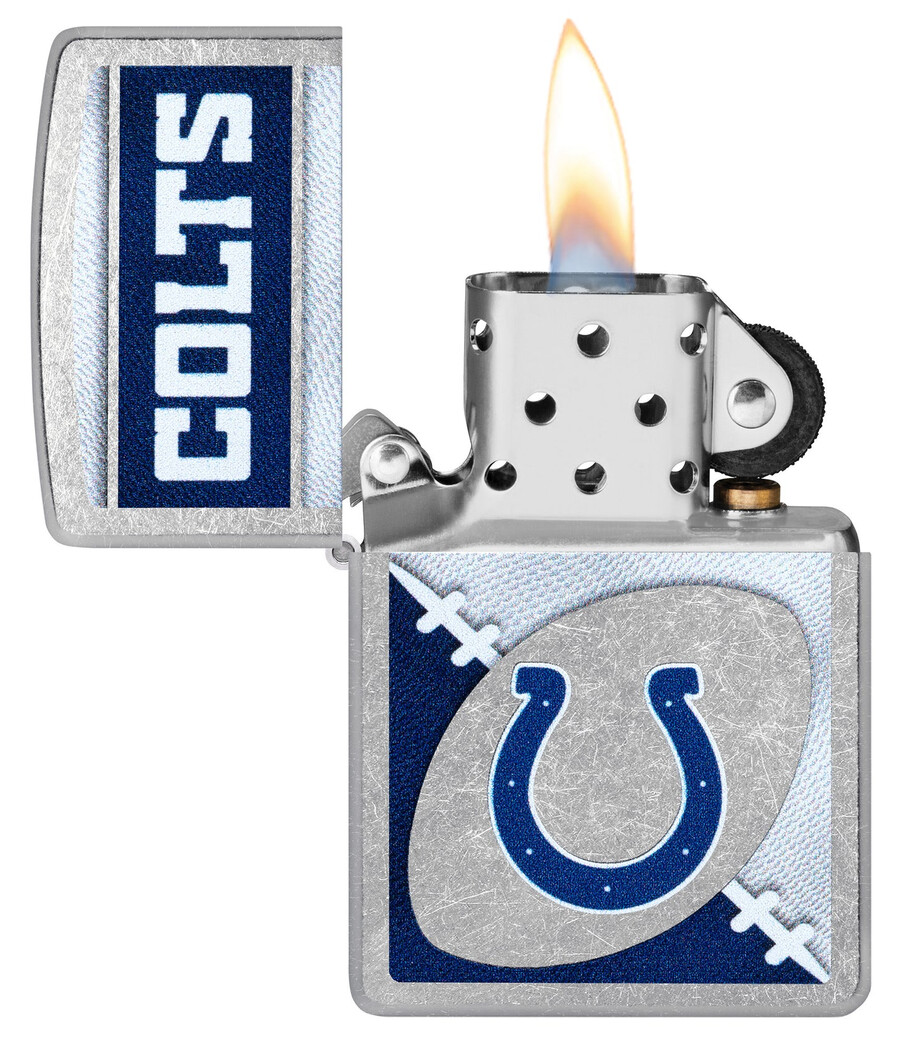 diseño de logotipo cromado de los indianapolis colts de la nfl