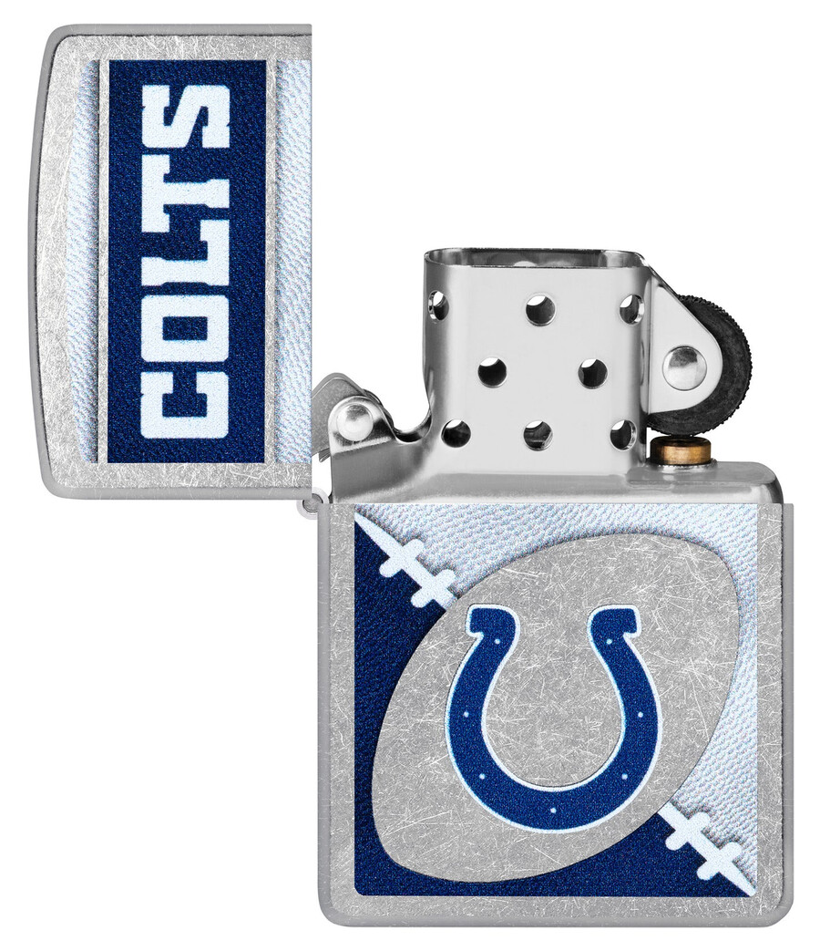 diseño de logotipo cromado de los indianapolis colts de la nfl