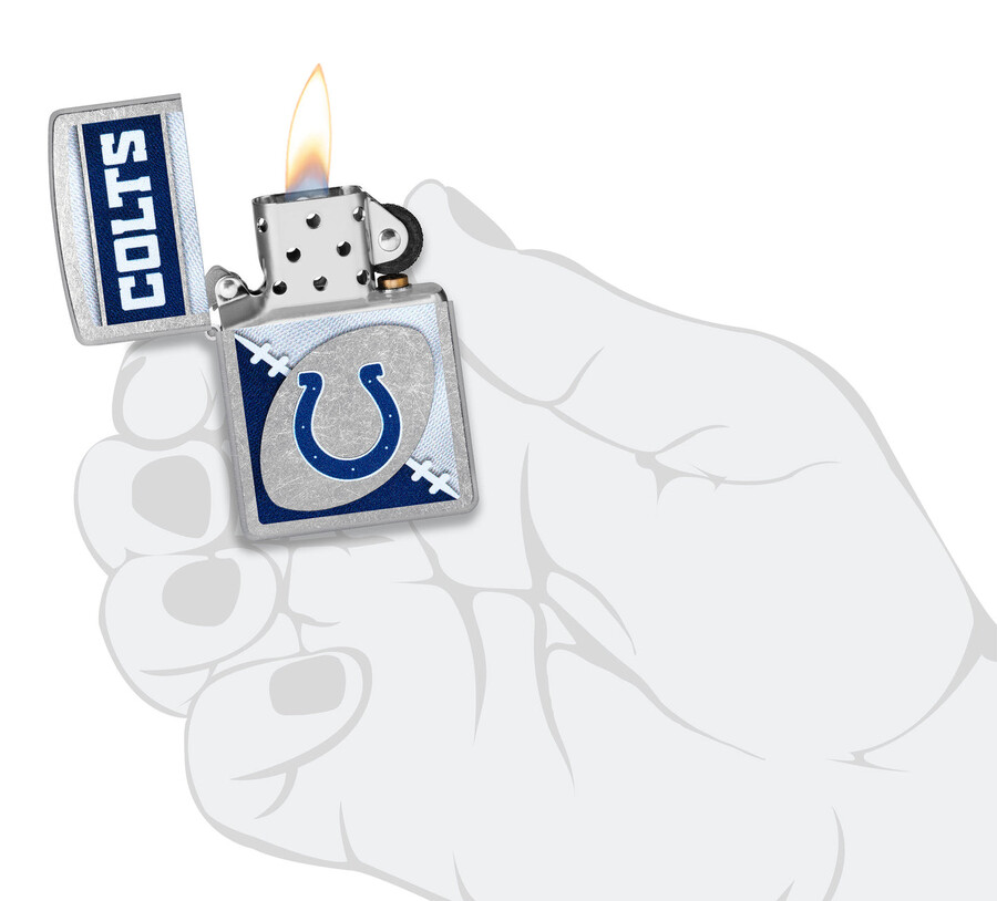 diseño de logotipo cromado de los indianapolis colts de la nfl