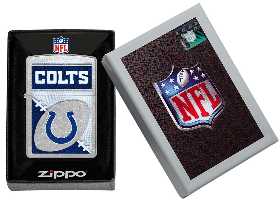diseño de logotipo cromado de los indianapolis colts de la nfl