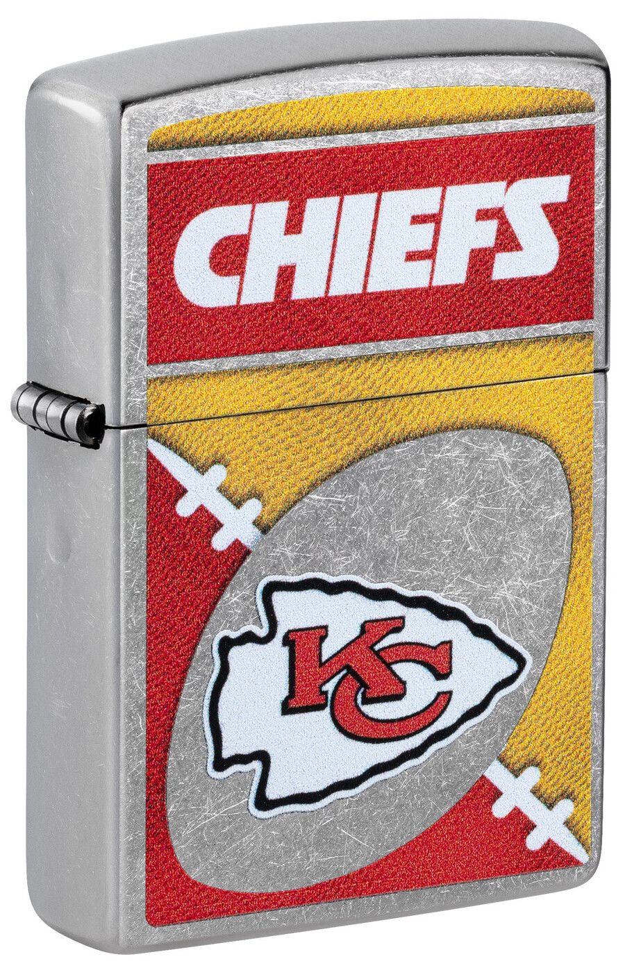 diseño de logotipo cromado de los kansas city chiefs de la nfl