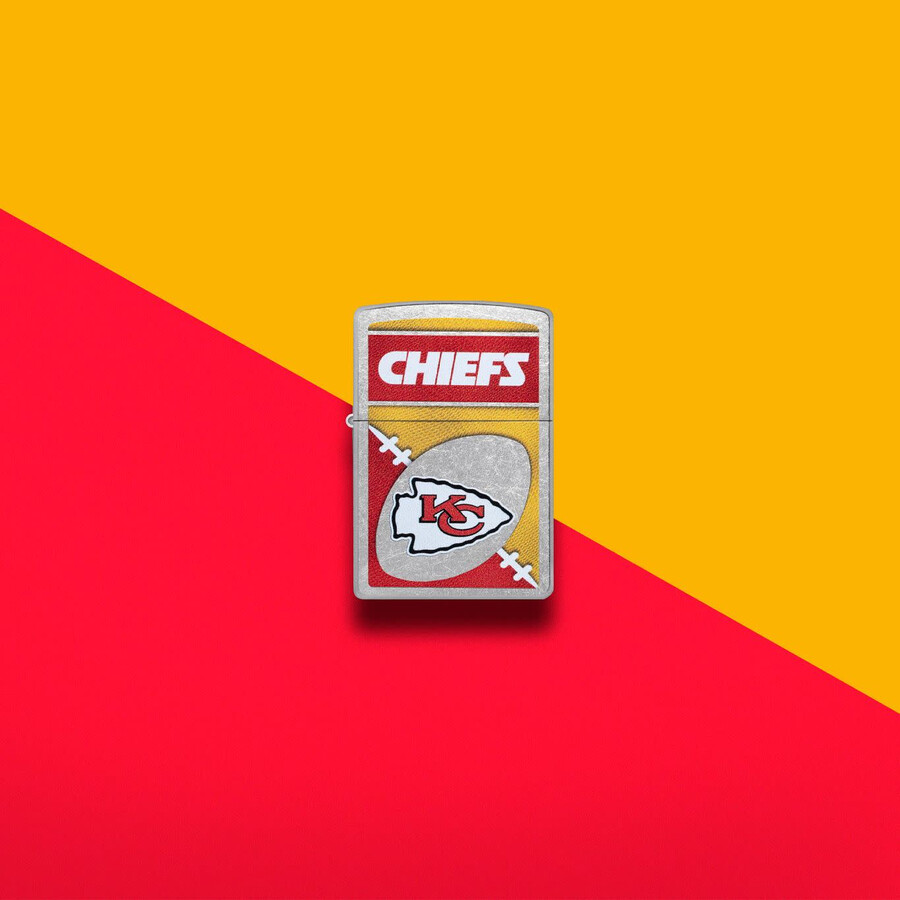 diseño de logotipo cromado de los kansas city chiefs de la nfl