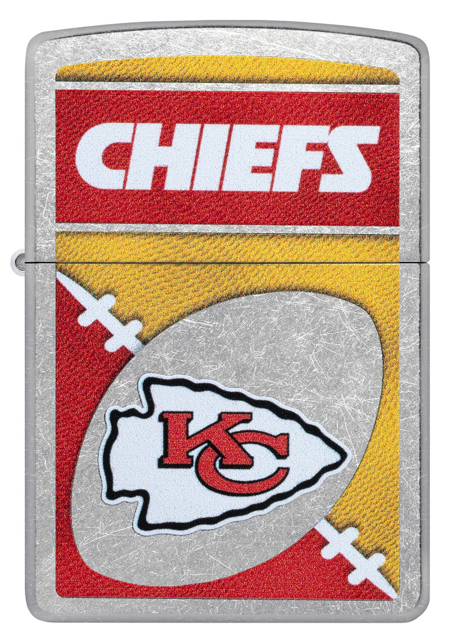 diseño de logotipo cromado de los kansas city chiefs de la nfl
