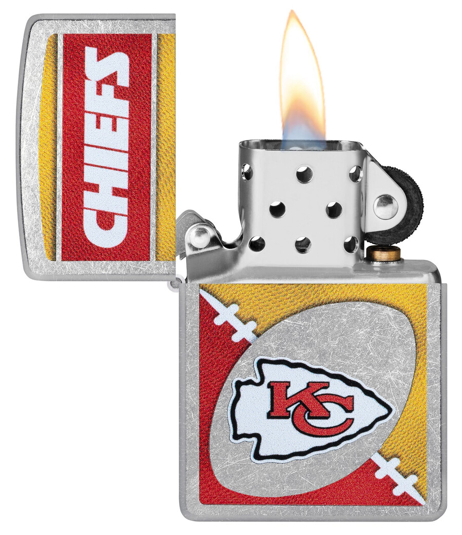 diseño de logotipo cromado de los kansas city chiefs de la nfl