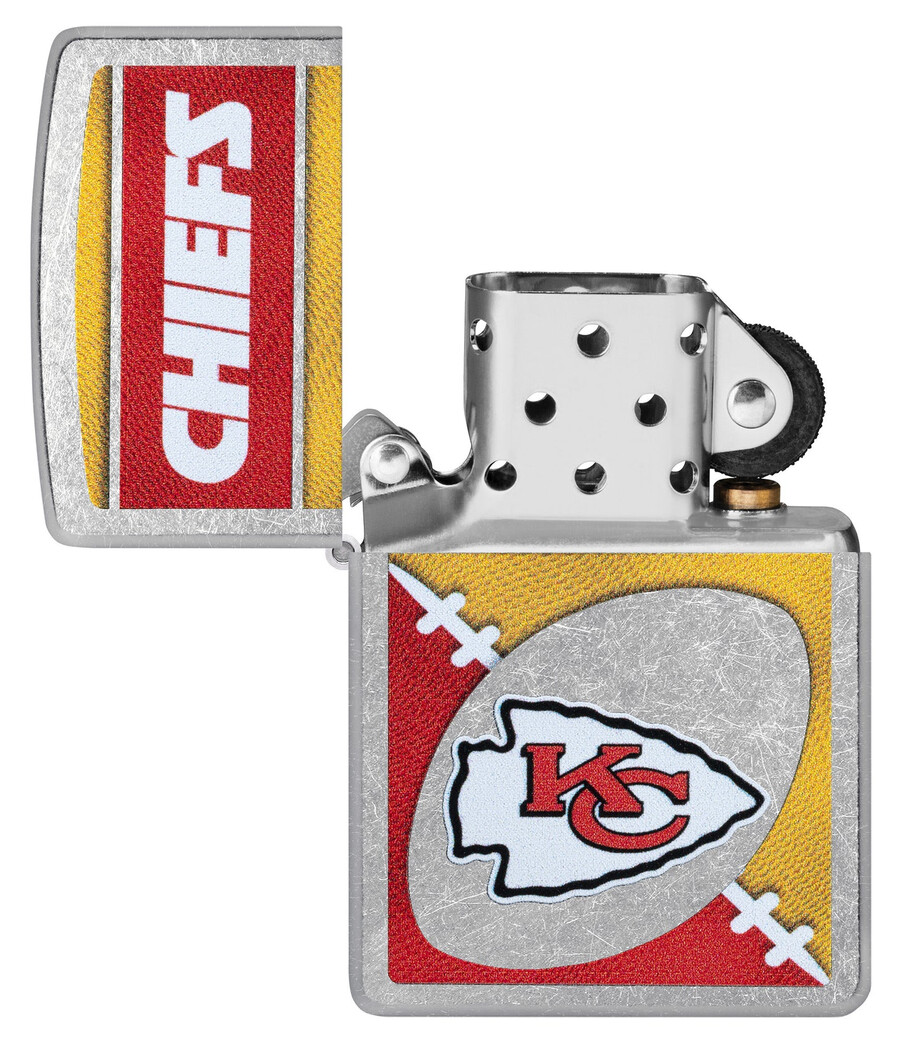 diseño de logotipo cromado de los kansas city chiefs de la nfl