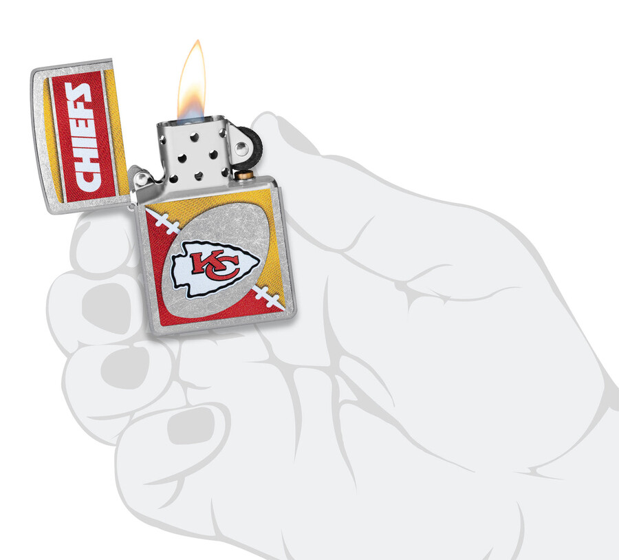 diseño de logotipo cromado de los kansas city chiefs de la nfl