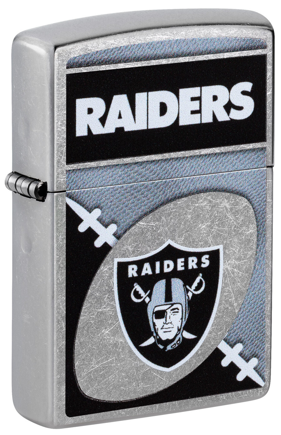 diseño de logotipo cromado de los raiders de las vegas de la nfl