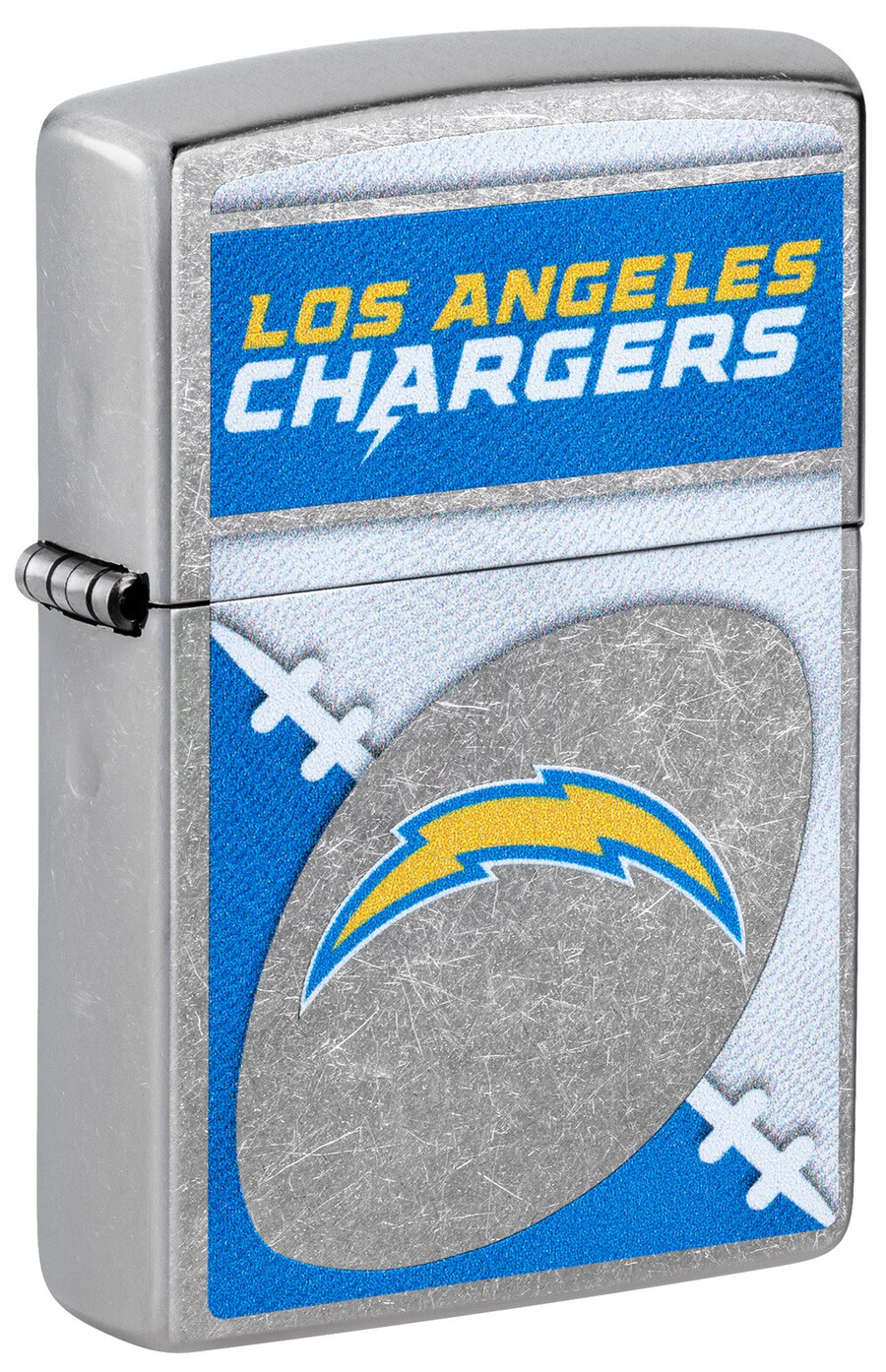 diseño de logotipo cromado de los angeles chargers de la nfl