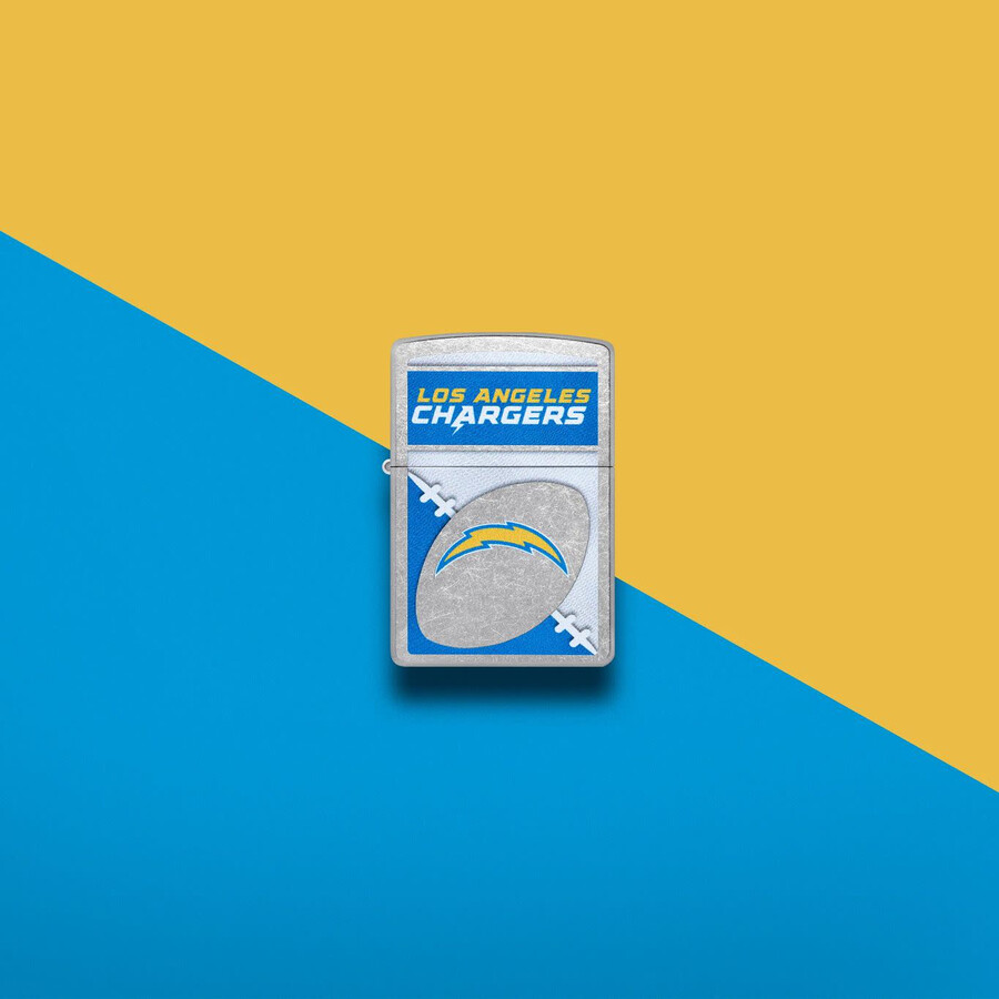 diseño de logotipo cromado de los angeles chargers de la nfl