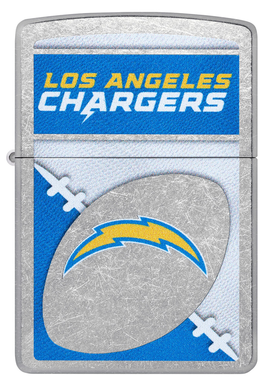 diseño de logotipo cromado de los angeles chargers de la nfl