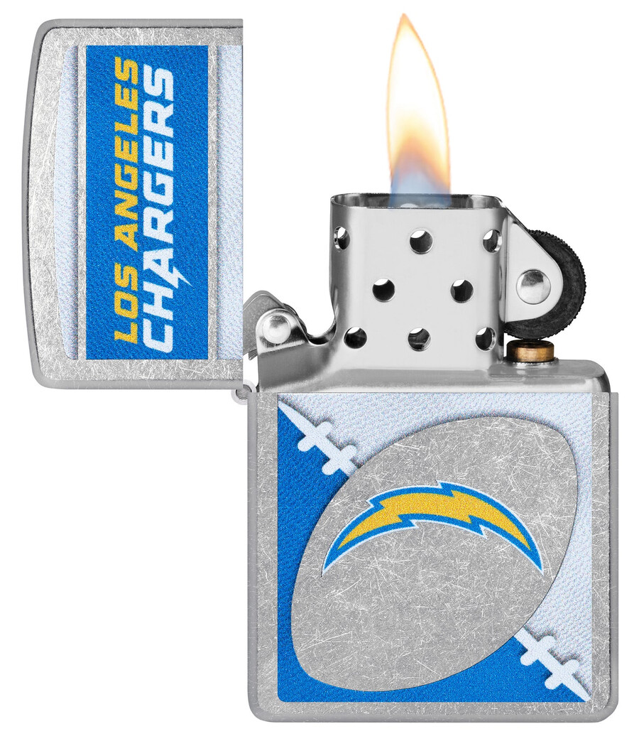 diseño de logotipo cromado de los angeles chargers de la nfl