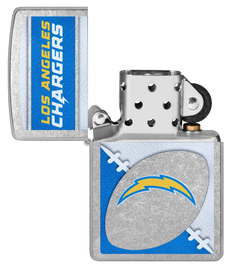 diseño de logotipo cromado de los angeles chargers de la nfl