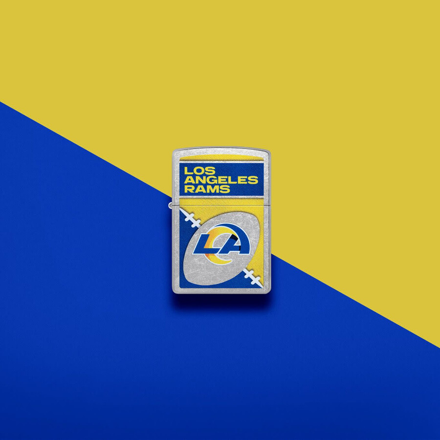 diseño de logotipo cromado de los los angeles rams de la nfl