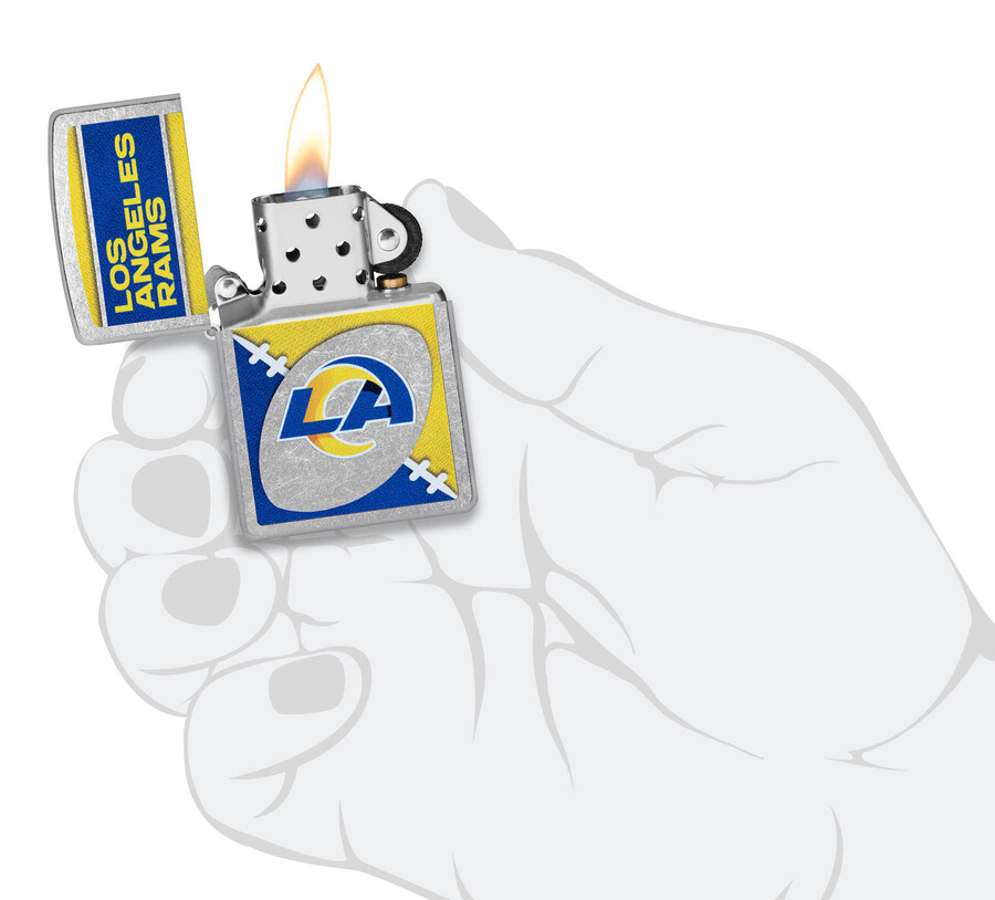 diseño de logotipo cromado de los los angeles rams de la nfl
