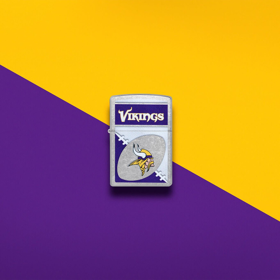 diseño de logotipo cromado de los minnesota vikings de la nfl