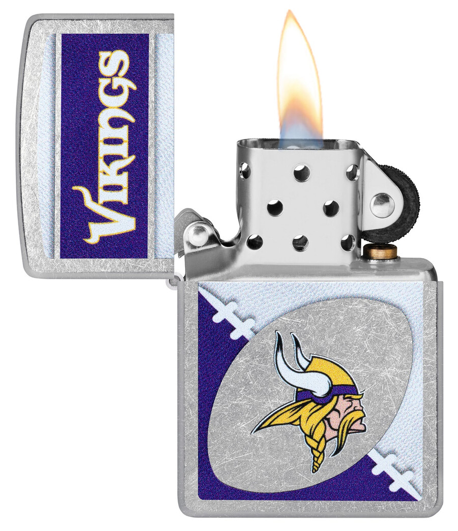 diseño de logotipo cromado de los minnesota vikings de la nfl