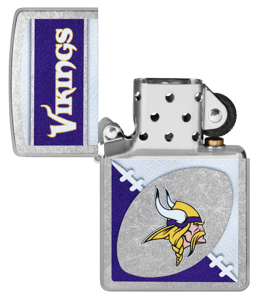 diseño de logotipo cromado de los minnesota vikings de la nfl