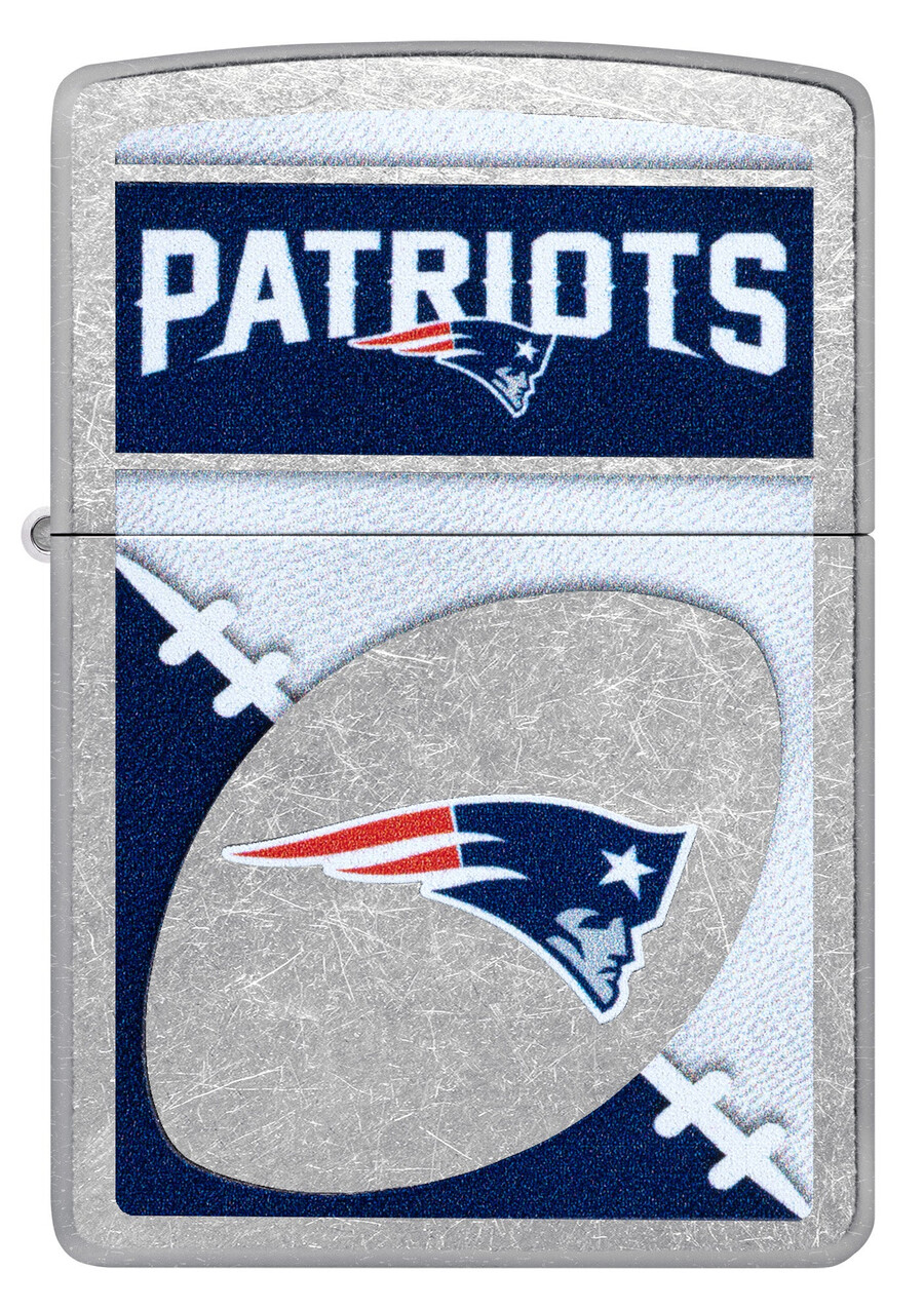 diseño de logotipo cromado de los new england patriots de la nfl