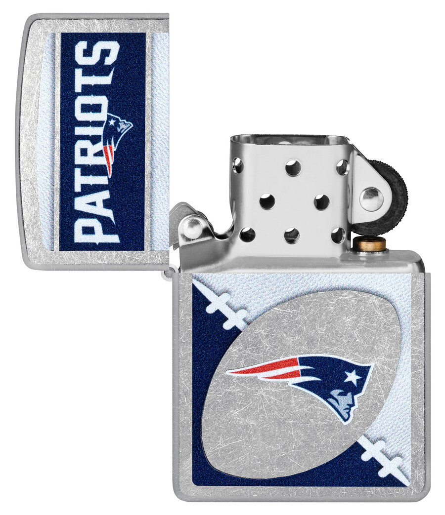 diseño de logotipo cromado de los new england patriots de la nfl