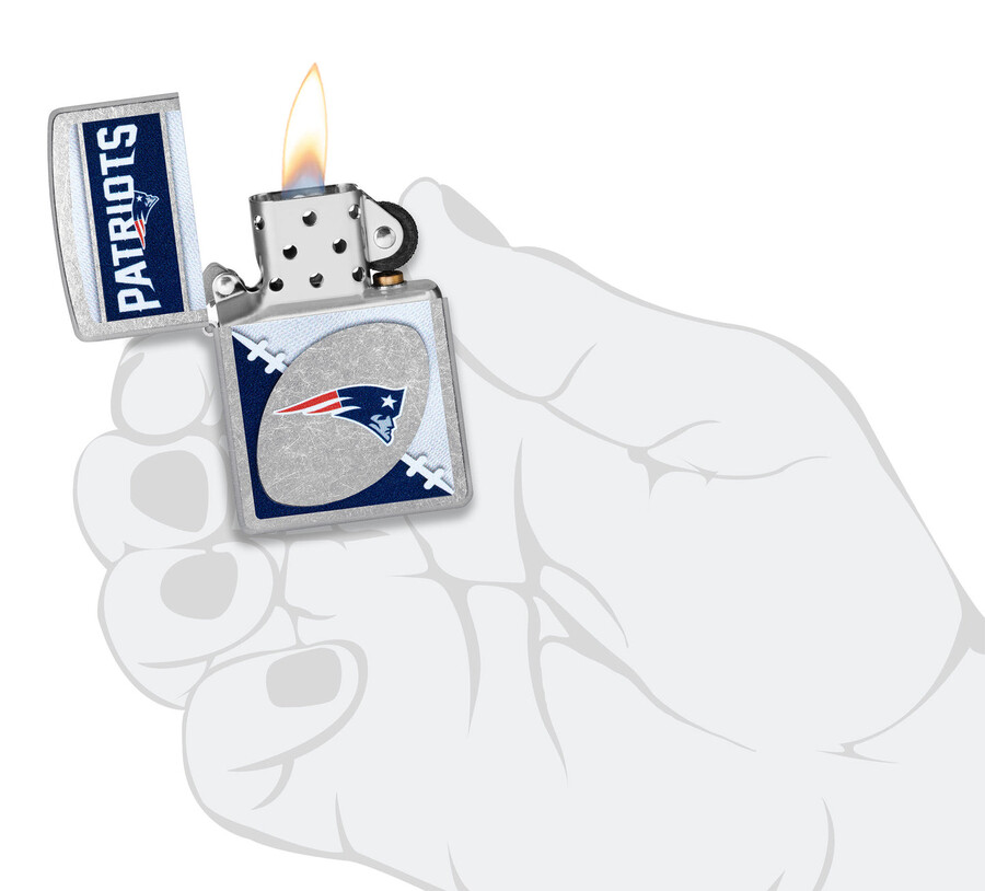 diseño de logotipo cromado de los new england patriots de la nfl