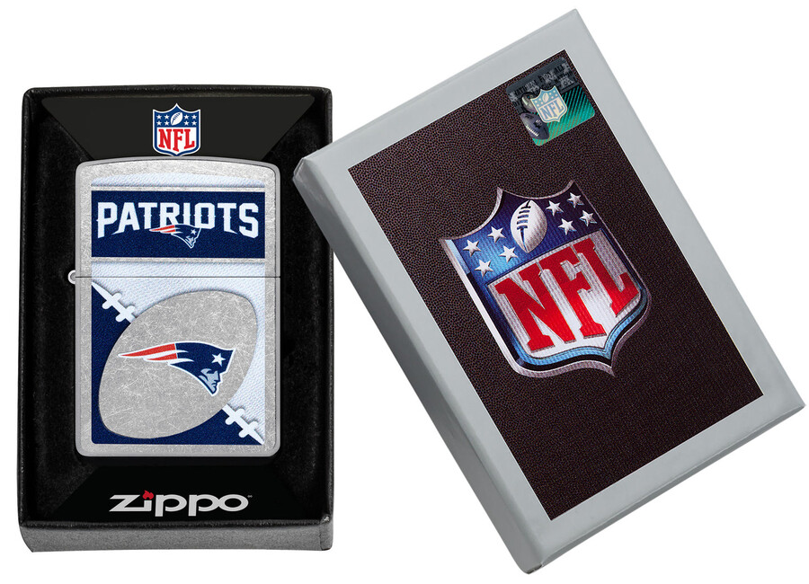 diseño de logotipo cromado de los new england patriots de la nfl